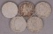 1883 No Cents, 1895, 1902, 1903 & 1904 Liberty V Nickels