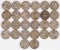 26 Wartime Nickels (35%Silver); Various Dates