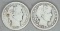 1902 & 1902-O Barber Half Dollars
