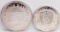 Liberty Lobby 240 Grains .999 Fine Silver & Johnson Matthey 1 Troy Oz. .999 Fine Silver Rounds