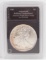 1987 American Eagle Silver Dollar, Authenticated Brilliant Uncirculated BA17-00170-003