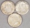 3 1964 Kennedy Silver Half Dollars