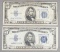 Series of 1934 A $5 Blue Seal Silver Certificate