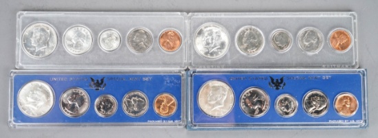 1964 & 1965 Coin Sets And 2-1966 U.S. Special Mint Sets