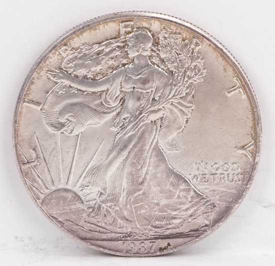 1987 Silver Eagle; 1 Oz. Fine Silver