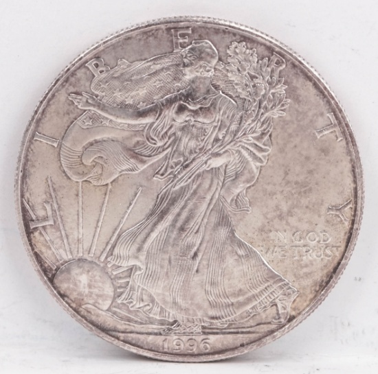 1996 Silver Eagle; 1 Oz. Fine Silver