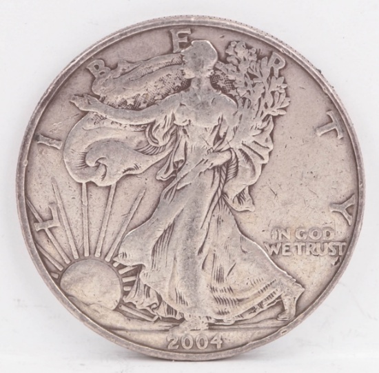 2004 Silver Eagle; 1 Oz. Fine Silver