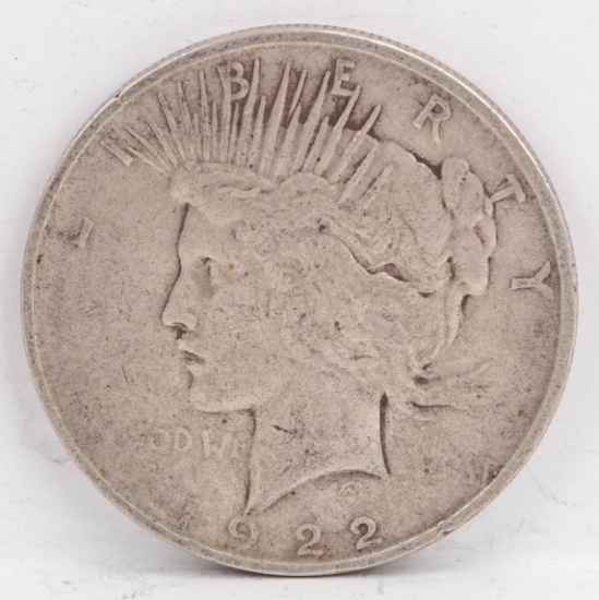1922-D Peace Silver Dollar