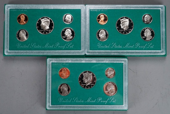 1994, 1995 & 1996 U.S. Mint Proof Sets