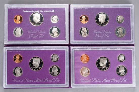 1984, 1987, 1992 & 1993 U.S. Proof Sets