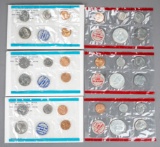 3-1968 U.C. U.S. Mint Coin Sets