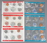 1968 U.C., 1969 U.C. & 1970 U.C. U.S. Coin Sets