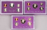 1985, 1992 & 1993 U.S. Mint Proof Sets