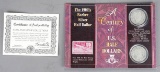 1906-O & 1908-O Barber Silver Half Dollars & 1985 Commemorative Stamp Collector Set