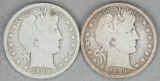 1899 & 1900-O Barber Half Dollars