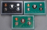 1996, 1997 &1998 U.S. Mint Proof Sets