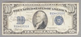 Series of 1934 C $10 Blue Seal Silver Certificate