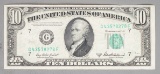 Series of 1950 B $10 Federal Reserve Note, Bank of Chicago