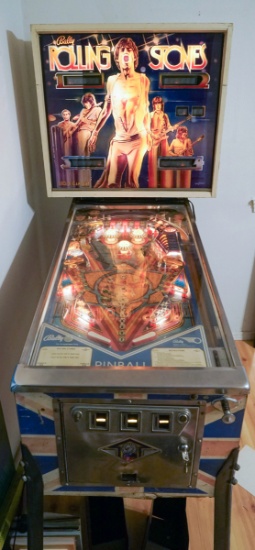 Rolling Stones Pinball Machine by Bally, Ca. 1980 - Needs Repair