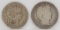1908-O & 1912-S Barber Half Dollars