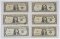 2 1957 Series $1 Silver Certificate & 4 1957B Series $1 Silver Certificates