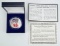1999 American Colorized Silver Eagle, 1 Troy Oz. Fine Silver