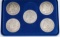 Morgan Silver Dollar Collection Set; 5 Coins (1892,1896,1897,1898,1899)