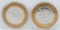 2 Limited Edition $10 Gaming Tokens, .999 Fine Silver (Plaza & Grand Casino)