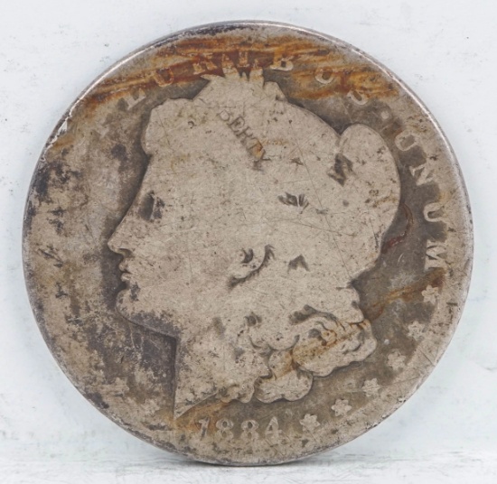 1884-P Morgan Silver Dollar