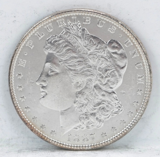 1887-P Morgan Silver Dollar