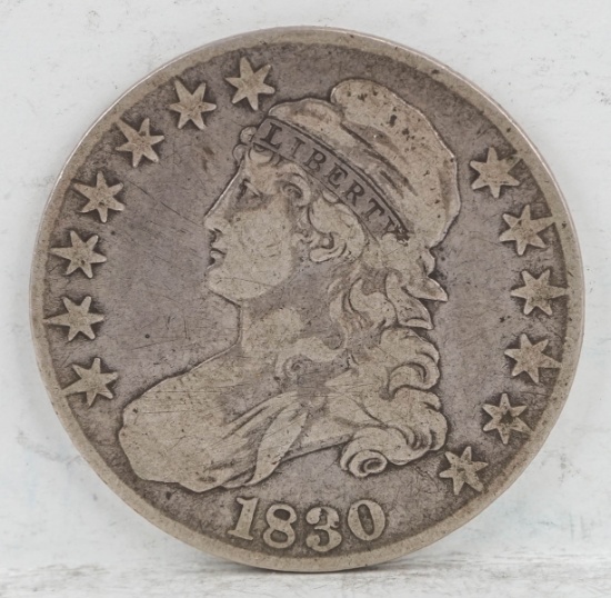 1830 Capped Bust Liberty Half Dollar