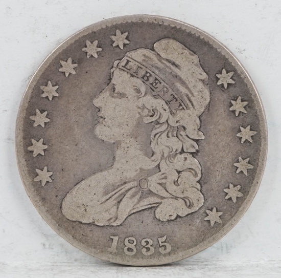 1835 Capped Bust Liberty Half Dollar