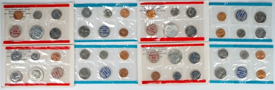 4-U.C. U.S. Mint Coin Sets; 2-1968 & 2-1970