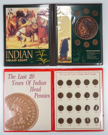 2 Indian Head Penny Collector Books