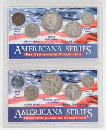 Americana Series Yesteryear Set & Vanishing Classics Coin Sets