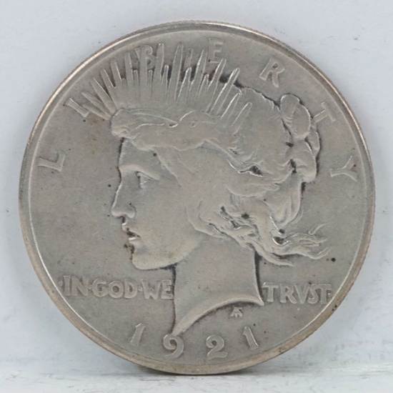 1921-P Peace Silver Dollar