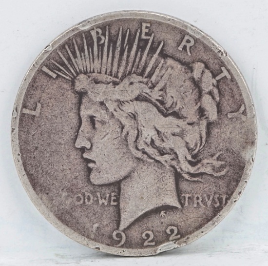 1922-D Peace Silver Dollar