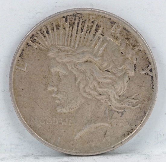 1927-D Peace Silver Dollar