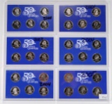 6 U.S. Mint 50 State Quarters Proof Sets