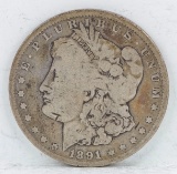1891-P Morgan Silver Dollar