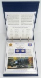 Statehood Quarters Collection Set By Postal Commemorative Society (Incomplete)