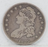 1835 Capped Bust Liberty Half Dollar