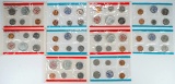 5-U.C. U.S. Mint Coin Sets; 3-1968, 1969 & 1970