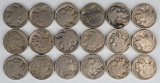 18 Buffalo Nickels, Various Dates/Mints