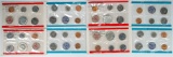4-U.C. U.S. Mint Coin Sets; 2-1968 & 2-1970