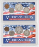 2 Americana Series Yesteryear Coin Collection Sets