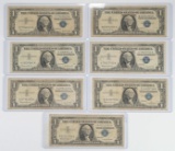 7 1957B Series $1 Silver Certificates