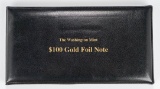 2000 22K Gold Foil Franklin, #01535