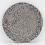 1793 Carolus IIII Dei Gratia Silver Coin