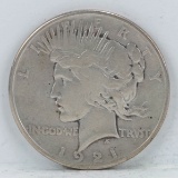1921-P Peace Silver Dollar